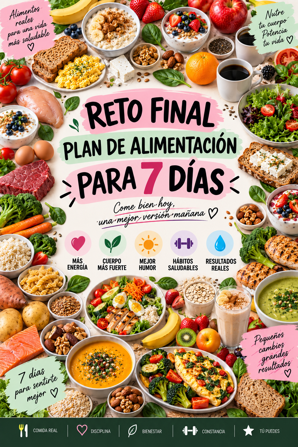Plan  7 días de alimentación
